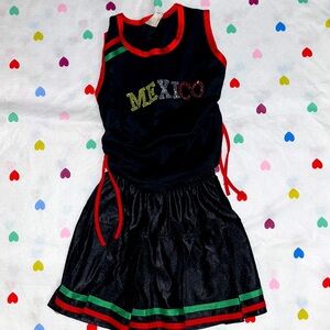 Child double piece Mexico skirt